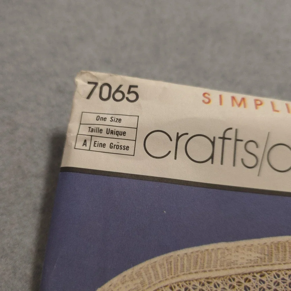 FOLDED STAR Block Pillow, Pot Holder Simplicity 7065 UNCUT Sewing Pattern‎ 1985